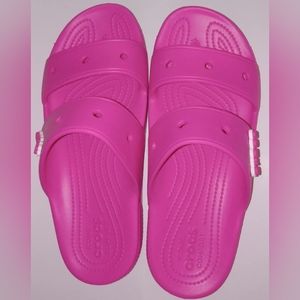 Crocs Classic Sandals Size Women's 12, Pink Spring Summer Beach Casual